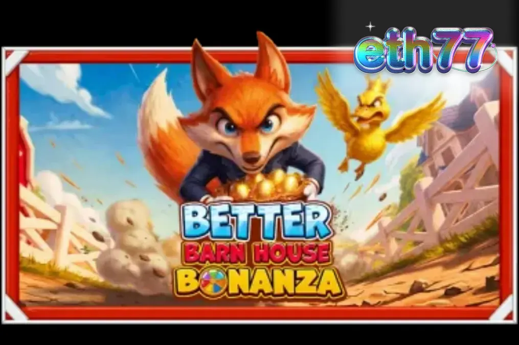 Tampilan visual slot Better Barn House Bonanza dengan tema peternakan kartun