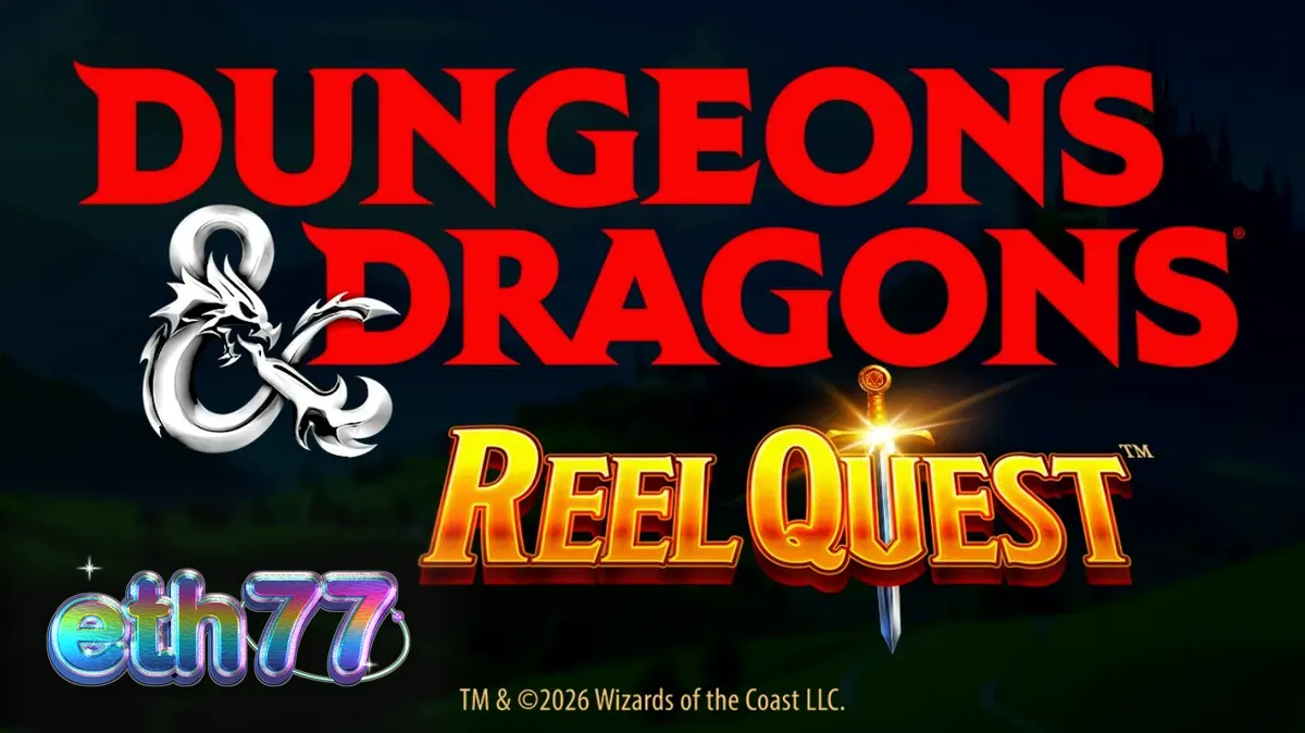 Tampilan visual slot Dungeons & Dragons Reel Quest dengan tema kastil fantasi