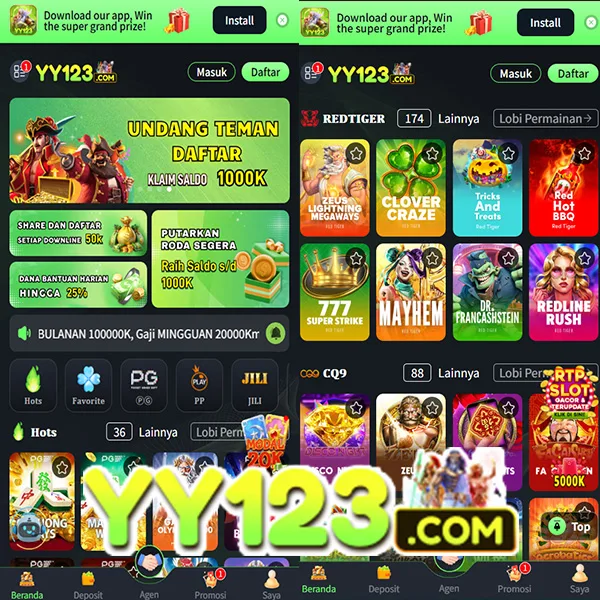 YY123 Bonus Member Baru 100%